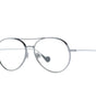 Moncler Gray Metal Frames
