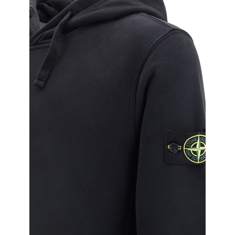 Stone Island Hoodie with logo compass