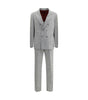 Brunello Cucinelli Wool and cashmere buttoned grisaille Suit