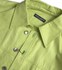 Dolce & Gabbana Green Cotton Collared Casual Button Down Shirt