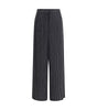 Giorgio Armani Wide-leg silk Pants with strass