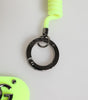 Dolce & Gabbana Green Springy Key Holder DG Logo Men's Keychain
