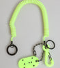 Dolce & Gabbana Green Springy Key Holder DG Logo Men's Keychain