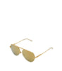 Bottega Veneta Gold Metal Sunglass