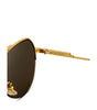 Bottega Veneta Gold Metal Sunglass