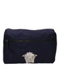Versace Blue Fabric Backpacks