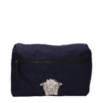 Versace Blue Fabric Backpacks