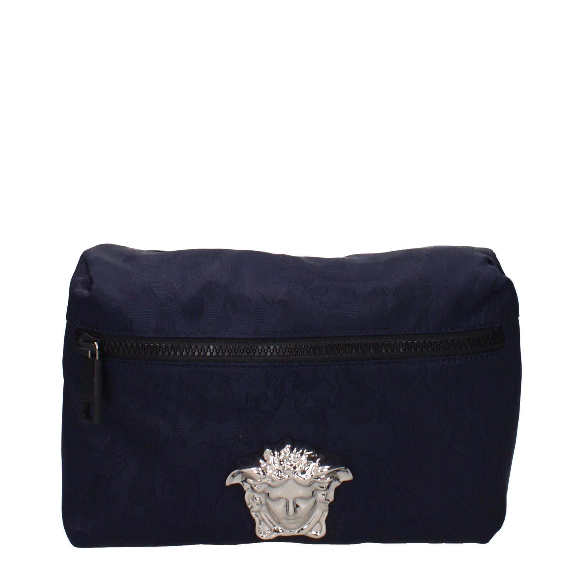Versace Blue Fabric Backpacks