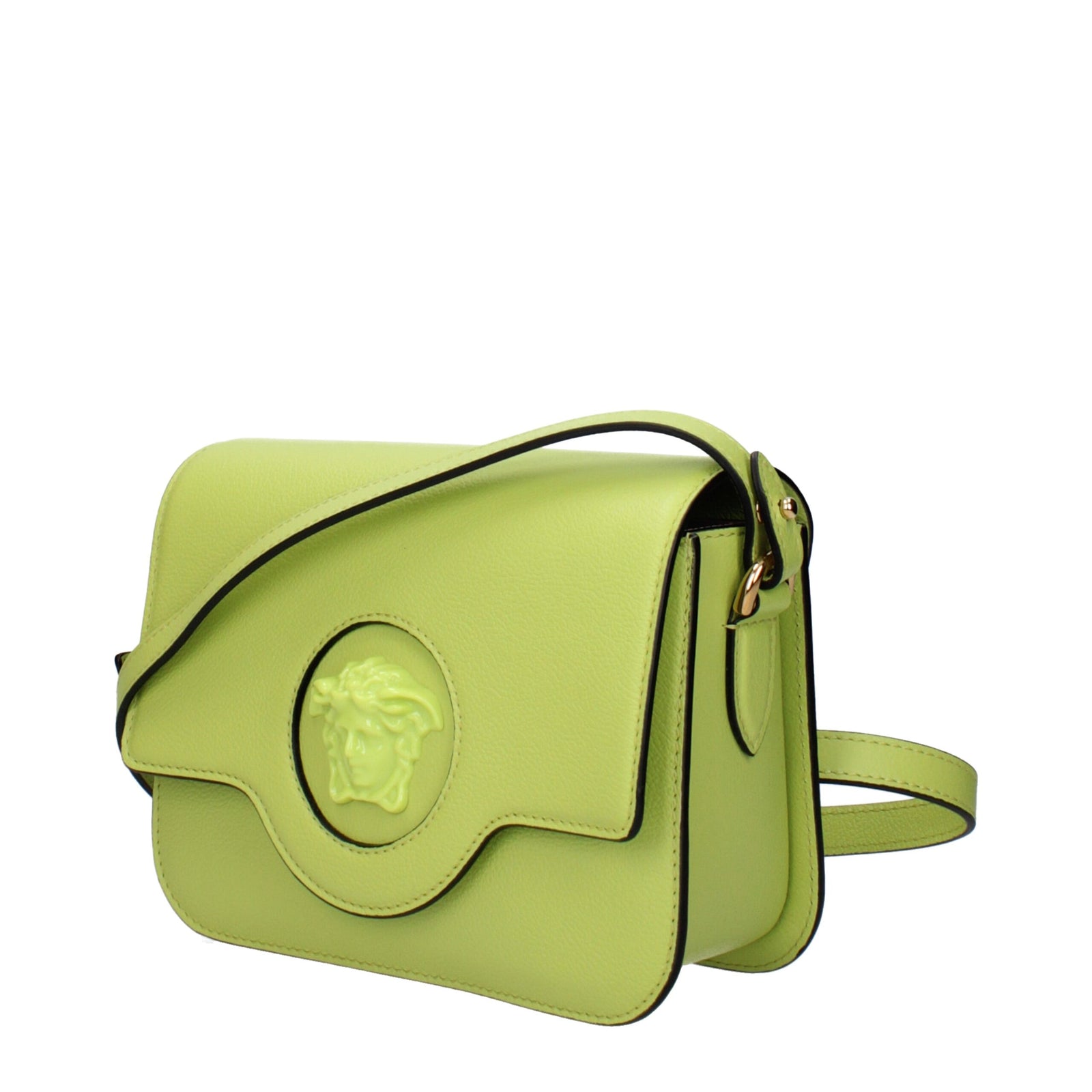 Versace Green Leather Crossbody Bags