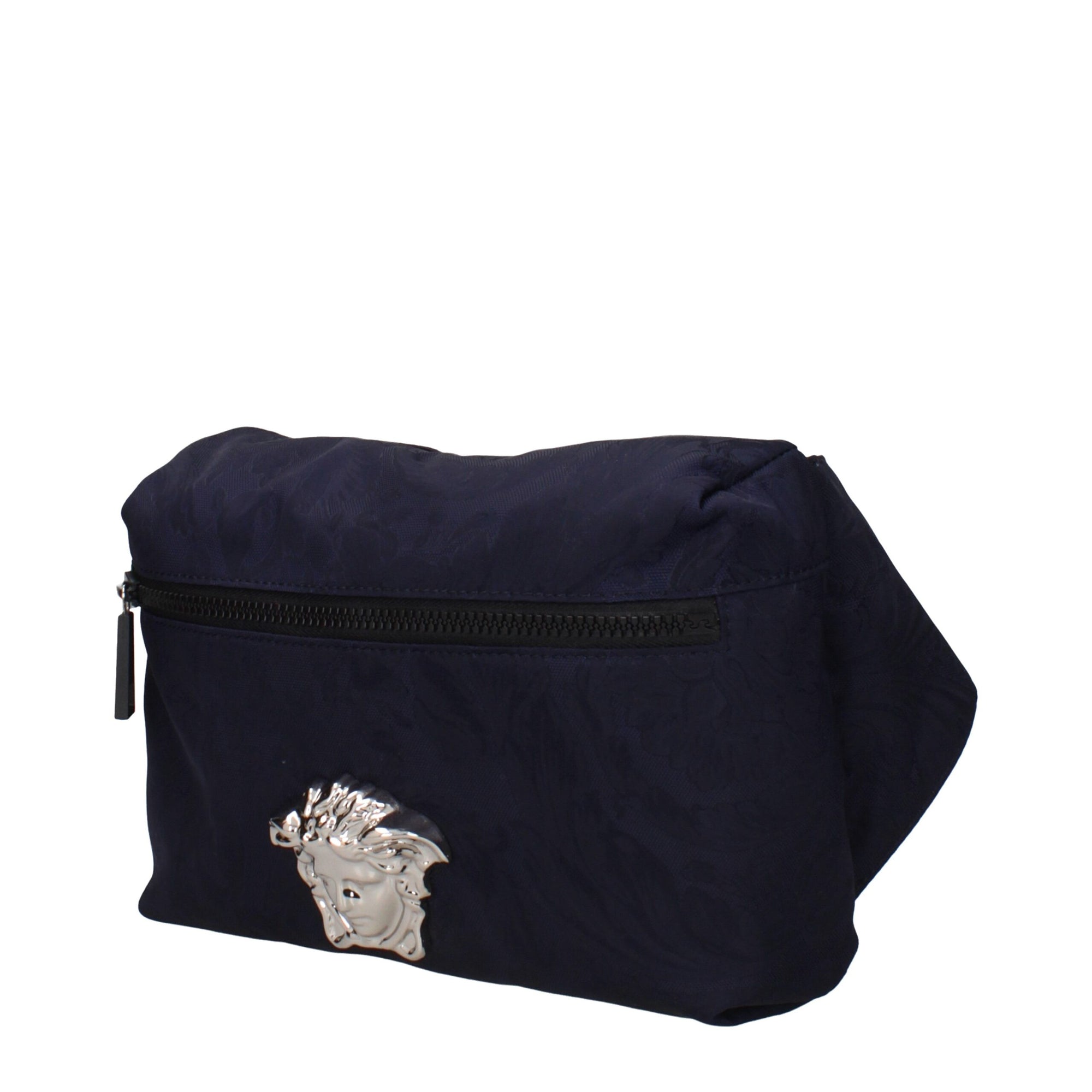 Versace Blue Fabric Backpacks