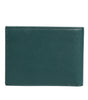 Dolce & Gabbana Green Leather DG Logo Engrave Bifold Card Holder Wallet
