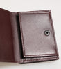 Dolce & Gabbana Leather Embossed Logo Trifold Men Card Holder Dark Brown