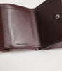 Dolce & Gabbana Leather Embossed Logo Trifold Men Card Holder Dark Brown