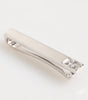 Dolce & Gabbana Silver Tone Brass Logo Branded Men Accessory Tie Clip Bar