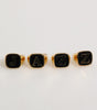 Dolce & Gabbana Gold Tone Brass JAZZ Letter Set 4 Pieces Adjustable Ring