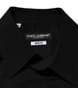 Dolce & Gabbana Black Viscose Long Sleeve Formal Dress Shirt