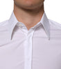 Dolce & Gabbana White Cotton MARTINI Long Sleeve Dress Shirt