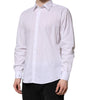 Dolce & Gabbana White Cotton STAFF Long Sleeves Forma Shirt