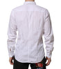 Dolce & Gabbana White Cotton STAFF Long Sleeves Forma Shirt