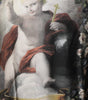 Dolce & Gabbana Black Cashmere Cherub Print Baroque Sweater