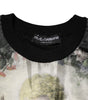 Dolce & Gabbana Black Cashmere Cherub Print Baroque Sweater