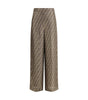 Fendi Monogram pattern silk Pants
