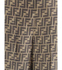 Fendi Monogram pattern silk Pants