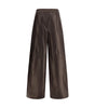 Giorgio Armani Lambskin nappa leather Pants