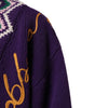 Dolce & Gabbana Purple Wool DG Logo Men Knit Pullover Sweater