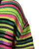 Dolce & Gabbana Multicolor DG Logo V-Neck Knit Pullover Sweater