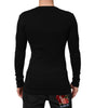 Dolce & Gabbana Black Cotton Button Up Men Cardigan Sweater