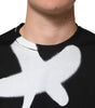 Dolce & Gabbana Black Cotton DG Logo Graffiti Short Sleeve T-shirt