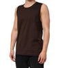 Dolce & Gabbana Brown Cotton Sleeveless Underwear Men Tank Top