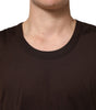 Dolce & Gabbana Brown Cotton Sleeveless Underwear Men Tank Top