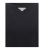 Prada T-Shirt with triangular plaque