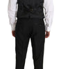 Dolce & Gabbana Black Wool Dress Waistcoat Gillet Vest