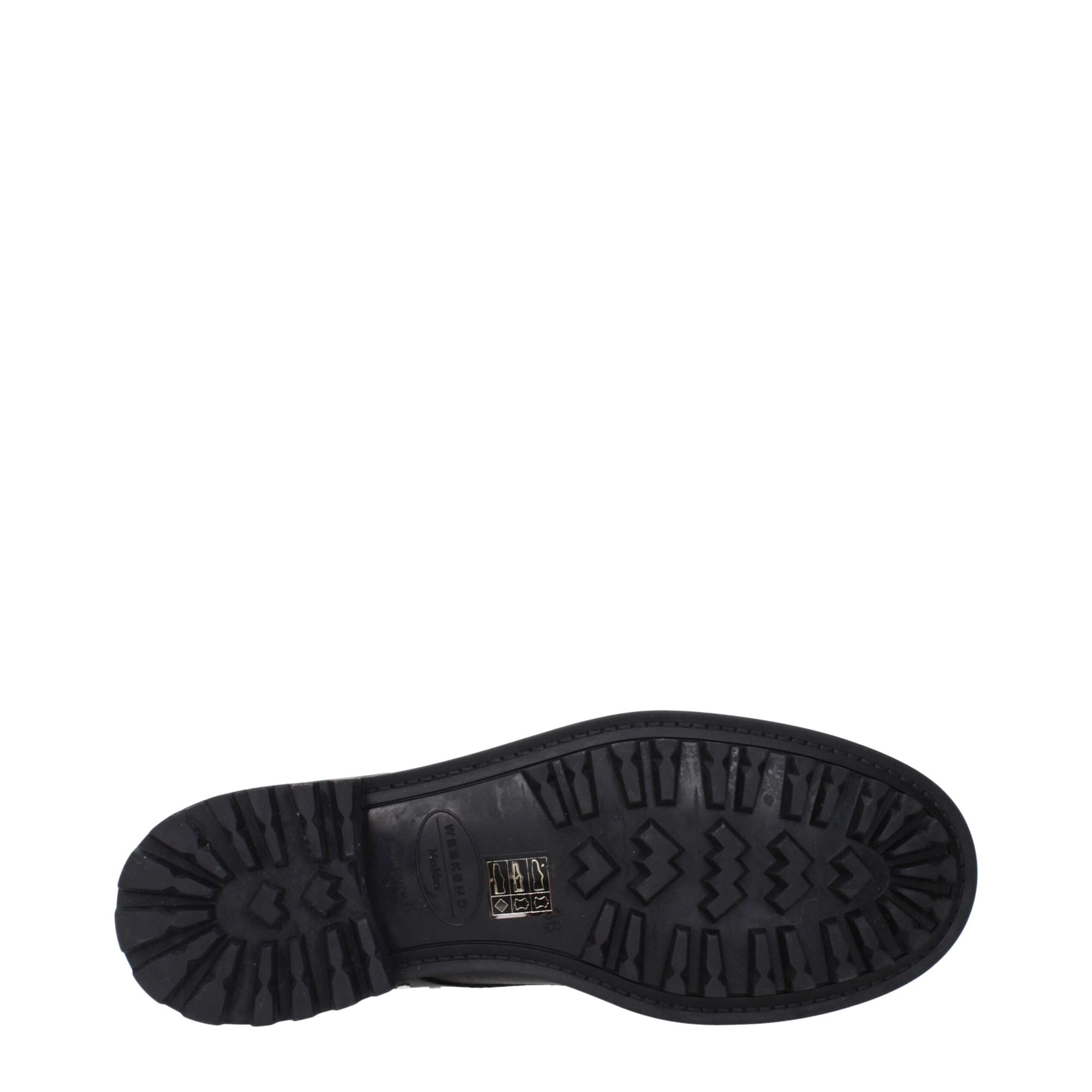 Max Mara Black Leather Oxfords And Derbies