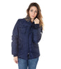 ENRICO COVERI Blue Nylon Jackets & Coat