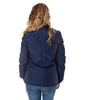 ENRICO COVERI Blue Nylon Jackets & Coat