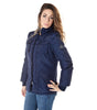 ENRICO COVERI Blue Nylon Jackets & Coat