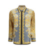 Versace Silk Cheetah Foulard Shirt