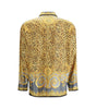 Versace Silk Cheetah Foulard Shirt
