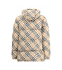 Burberry Hooded Check Down Jacket