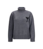 Ami Paris Ami De Coeur Turtleneck Sweater