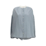 Kristina Ti Striped Shirt with wide sleeves