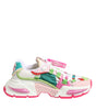 Dolce & Gabbana Multicolor Leather Airmaster Low Top Sneaker Shoes