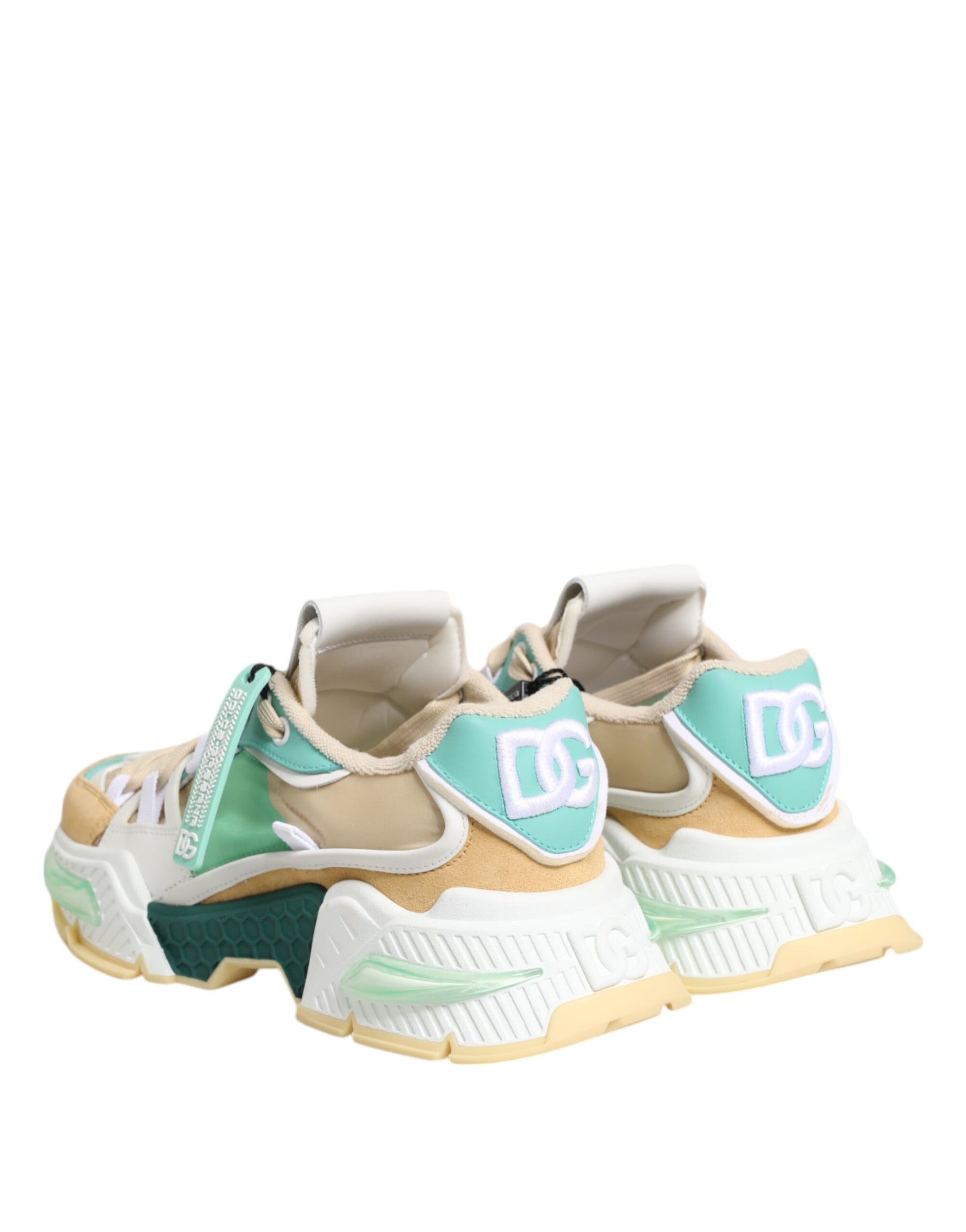 Dolce & Gabbana Multicolor Leather Airmaster Low Top Sneakers Shoes