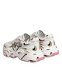 Dolce & Gabbana Multicolor Hand Painted DAYMASTER Sneaker Shoes