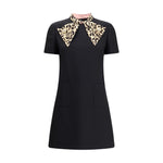 Valentino Crepe couture short Dress