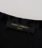 Dolce & Gabbana Cotton Black Leopard Long Sleeve Denim Jacket